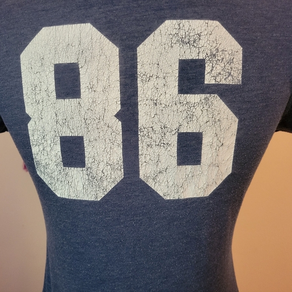 Victoria's Secret PINK Women's T-shirt, Blue/Pink, S, Y2K, Good Condition - Picture 8 of 12